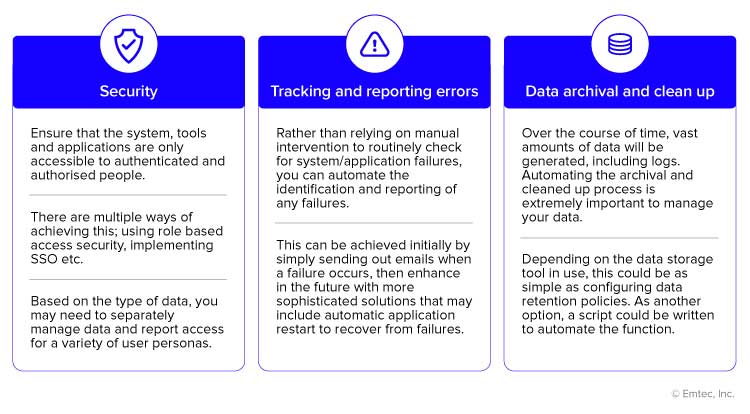 Automation-Related Operations in DataOPs implementation